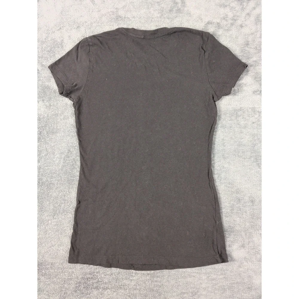 Peanuts Snoopy Black Cotton Blend T-shirt Kids Size Medium